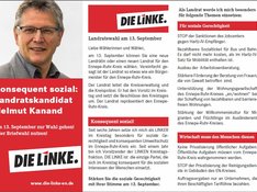 Landratskandidat DIE LINKE. Ennepe Ruhr Kreis Helmut Kanand