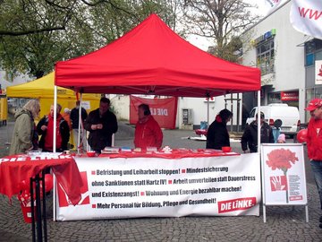 Internationaler Kampftag der Arbeiterbewegung auf dem Vendômer Platz in Gevelsberg Internationaler Kampftag der Arbeiterbewegung auf dem Vendômer Platz in Gevelsberg