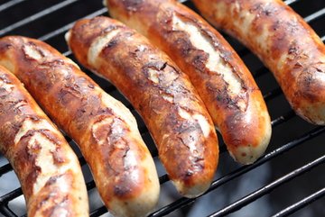 leckere frische Rostwürstchen